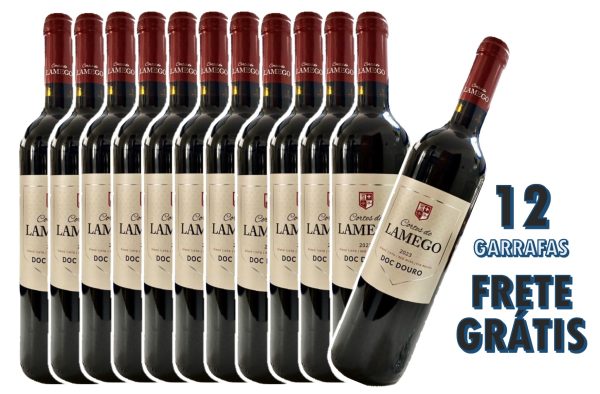 PROMO de inauguração!!! 12x Vinhos Cortes de Lamego Tinto 2023 DOC Douro