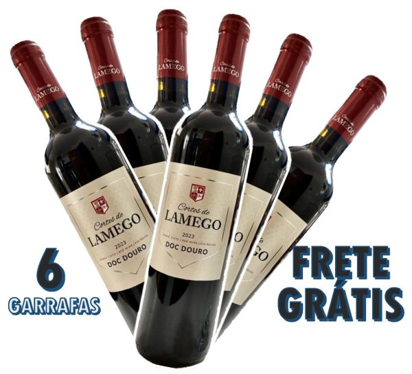 PROMO de inauguração!!! 6x Vinhos Cortes de Lamego Tinto 2023 DOC Douro